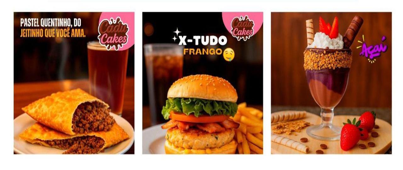 Cadu cakes e lanches